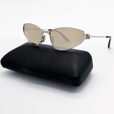 NEW BALENCIAGA SUNGLASSES BB0335S 006 SILVER UNISEX EYEWEAR