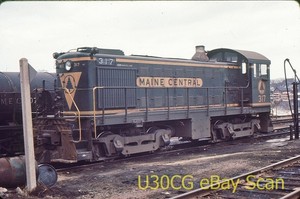 DM Original Slide - MEC Maine Central S4 317 Calais ME 1969