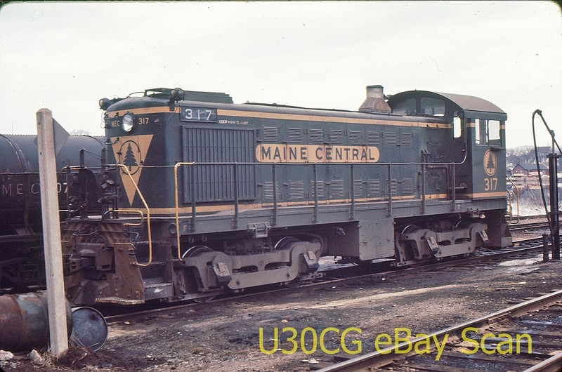 DM Original Slide - MEC Maine Central S4 317 Calais ME 1969