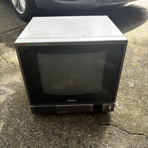 Sony Trinitron CVM-1271 12" Video Monitor With Audio & VHF/UHF TV - Retro Gaming