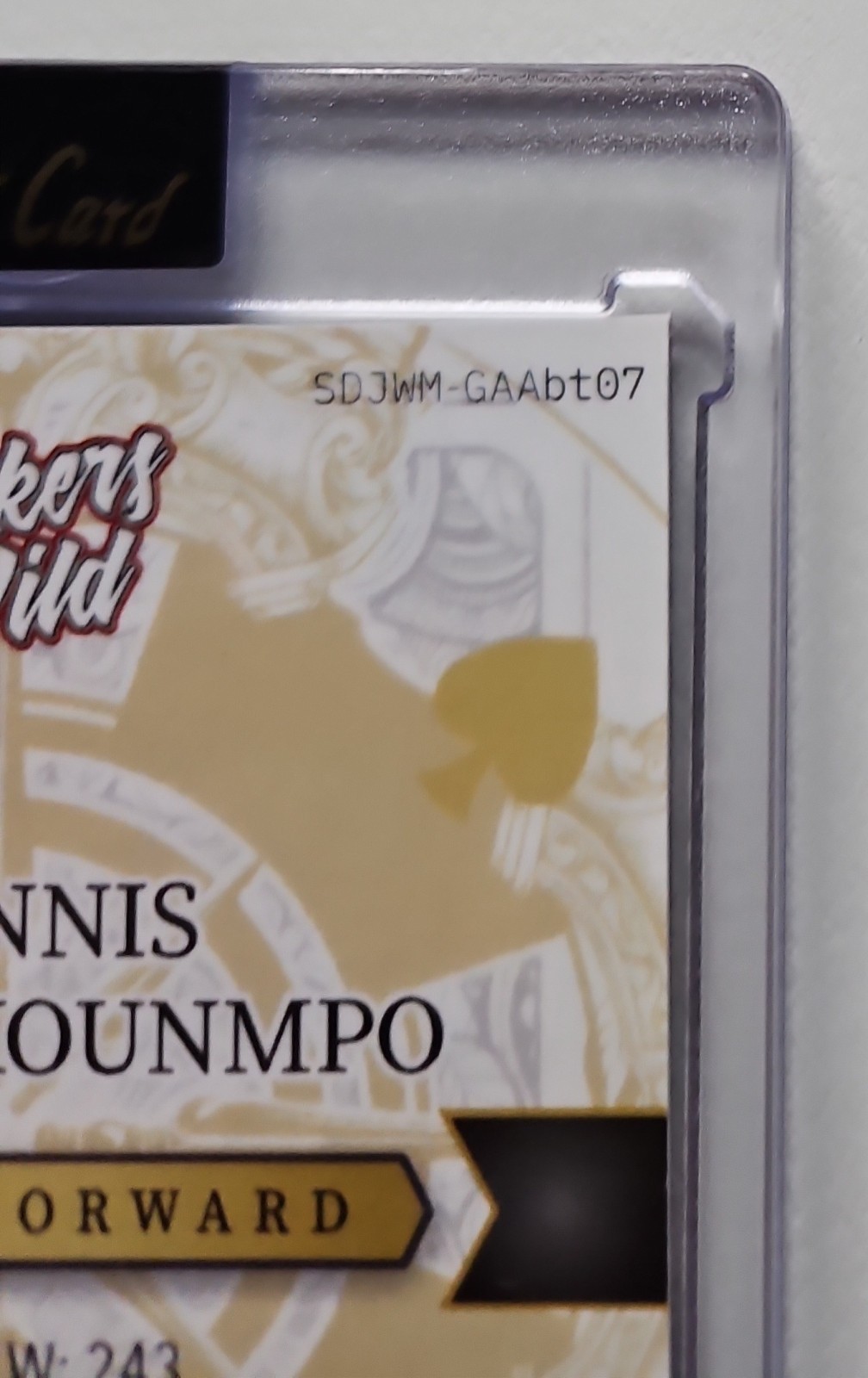 2025 WILD CARD FULL FACE JOKER TRUE 1/1 AUTO GIANNIS ANTETOKOUNMPO MIAMI HEAT 🔥 view 9