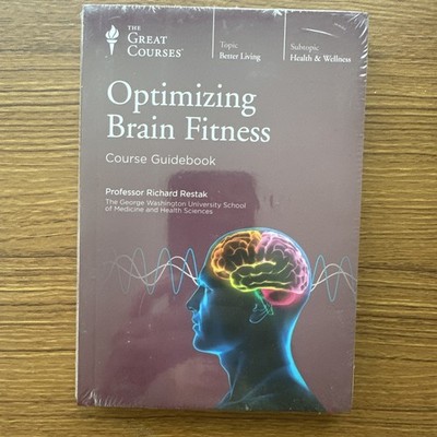 The Great Courses: Optimizing Brain Fitness - 2 DVDs + Course Guidebook NEW