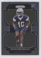 2021 Panini Prizm Rookie Nahshon Wright #438 0r5h