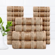 Towel Bale Set Greek Cotton 20 Pieces Face Hand Bath Absorbent Bathroom Towels