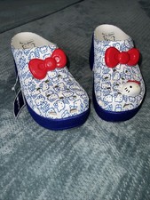 Crocs Hello Kitty 50th Anniversary Blue Glitter Siren Clog Women 13 Men's 11 NWT