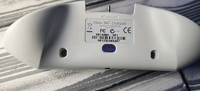 White Xbox 360 Chatpad Keyboard Controller Attachment