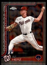 DJ Herz 2025 Topps Chrome #270 Nationals MLB READ FREE SHIPPING AutographDen