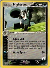 Team Aqua's Mightyena - Team Magma vs Team Aqua 30/95 LP/NM on eBay
