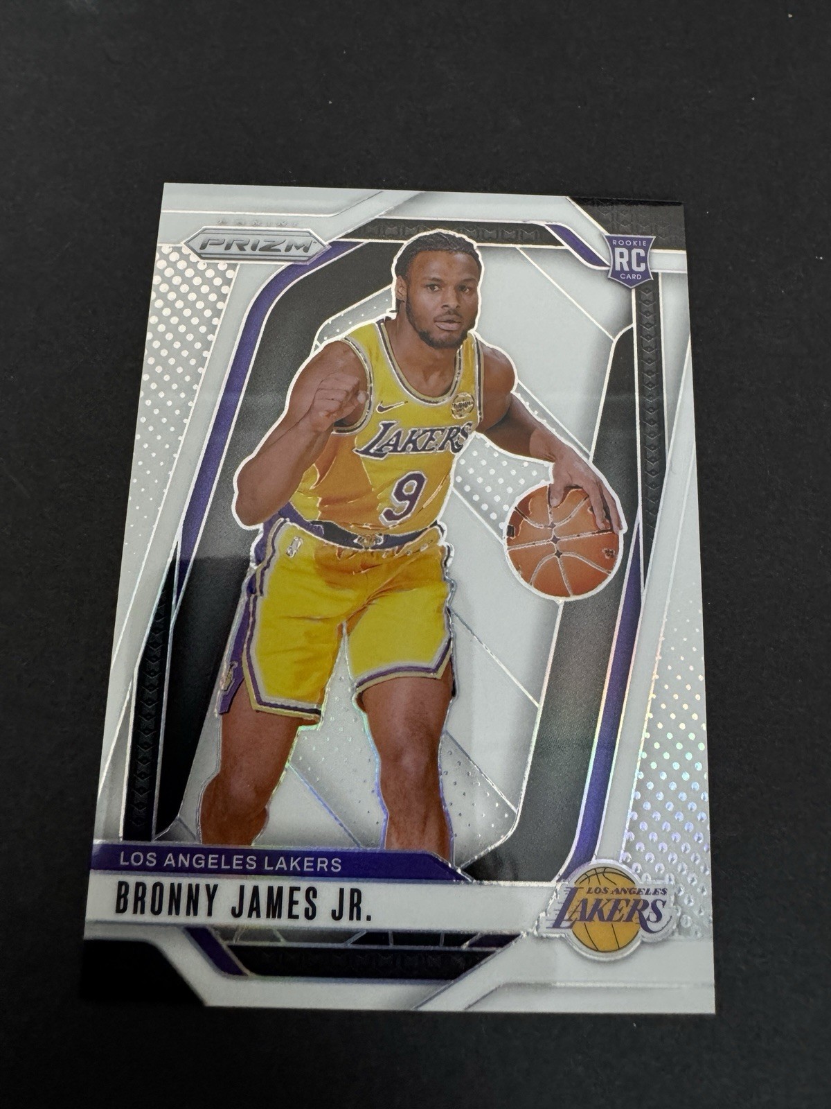 BRONNY JAMES  JR. 2024-25 PANINI PRIZM ROOKIE WHITE RC /175 #243