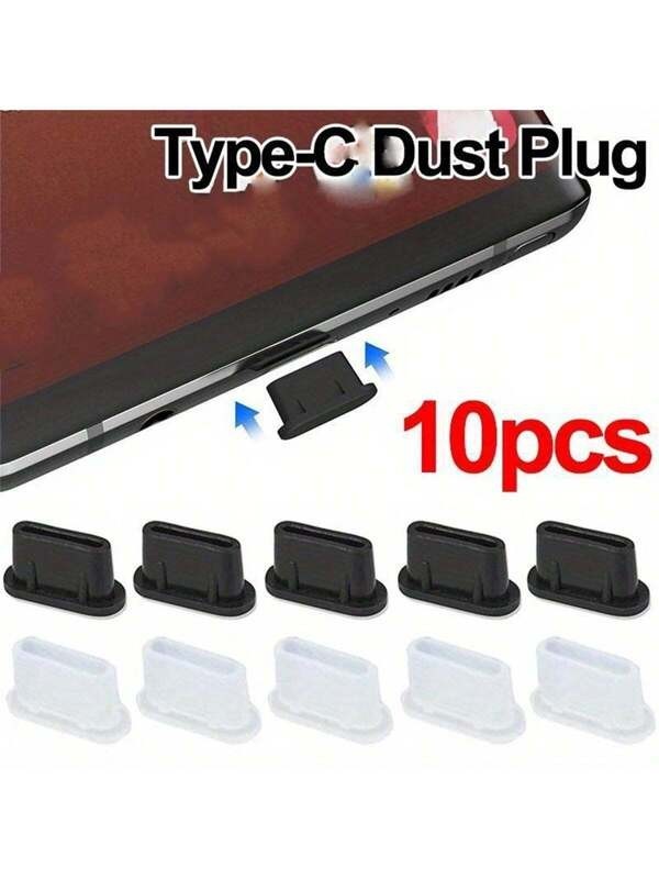 Silicone Type-C Dust Plug Phone USB C Charging Port Protector Charger Cover Caps