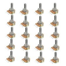 HiLetgo 20pcs WH148 Single-Joint Potentiometer 5K B5K Variable Resistors