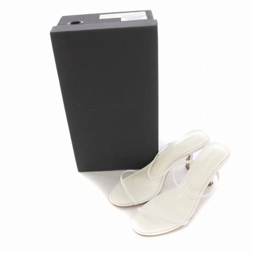 TONY BIANCO CAMILLE DOUBLE STRAP SANDAL MULE 5 22cm (8.66 in) WHITE DK Used 04eb - Picture 8 of 8
