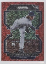 2022 Panini Prizm Tier II Red Donut Circle Prizm 97/99 Shane Baz #198 0s1o