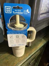 My First Tumbler Kids Toddler Cup Spill Proof Reusable Straw YAYA - Cream