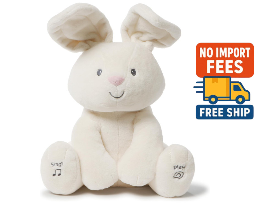 GUND Baby Flora Bunny Animated Plush Singing Stuffed Animal 