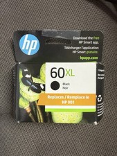 Genuine HP 60XL Black Ink Cartridge CC641WN HP 60 XL Exp. 2026 -Sealed Box