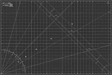 Elan Cutting Mat A1 Black Taupe, Large Self Healing Cutting Mat 24 x 36 Inc...