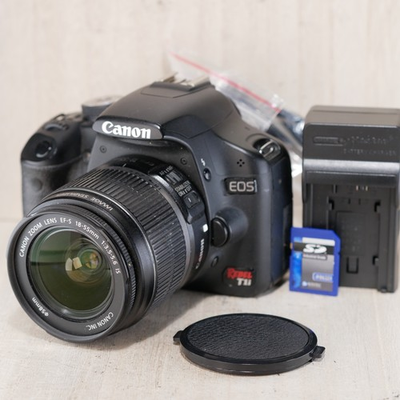 #ad #ad Canon EOS Rebel T1i 15.1MP DSLR Camera Kit W 18 55mm Lens *GOOD* SHUTTER 20292 $124.99