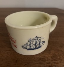 Vintage Old Spice Shaving Mug Ship Grand Turk Salem 1786 Shulton