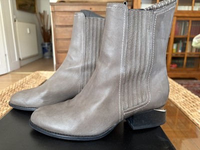 Alexander Wang Anouck Chelsea Boots   Gunpowder   Leder   Gr. 38