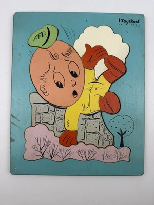 Playskool / Humpty Dumpty / Wooden Puzzle