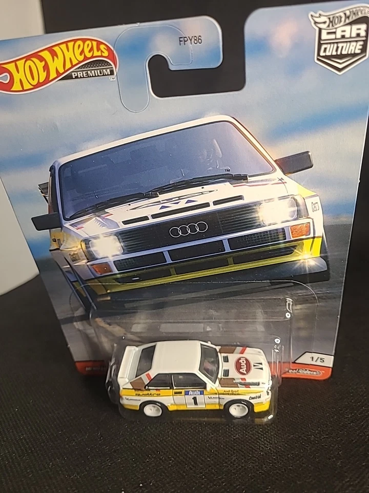 Hot Wheels Premium Audi Sport Quattro Car Culture Real Riders Foto 2 de 4