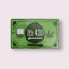 420 Somewhere Credit Card Sticker Debit Skin Decal Cover