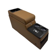 Truck Center Console Truck Seatbench Organizer With Wireless Charging And Ho...