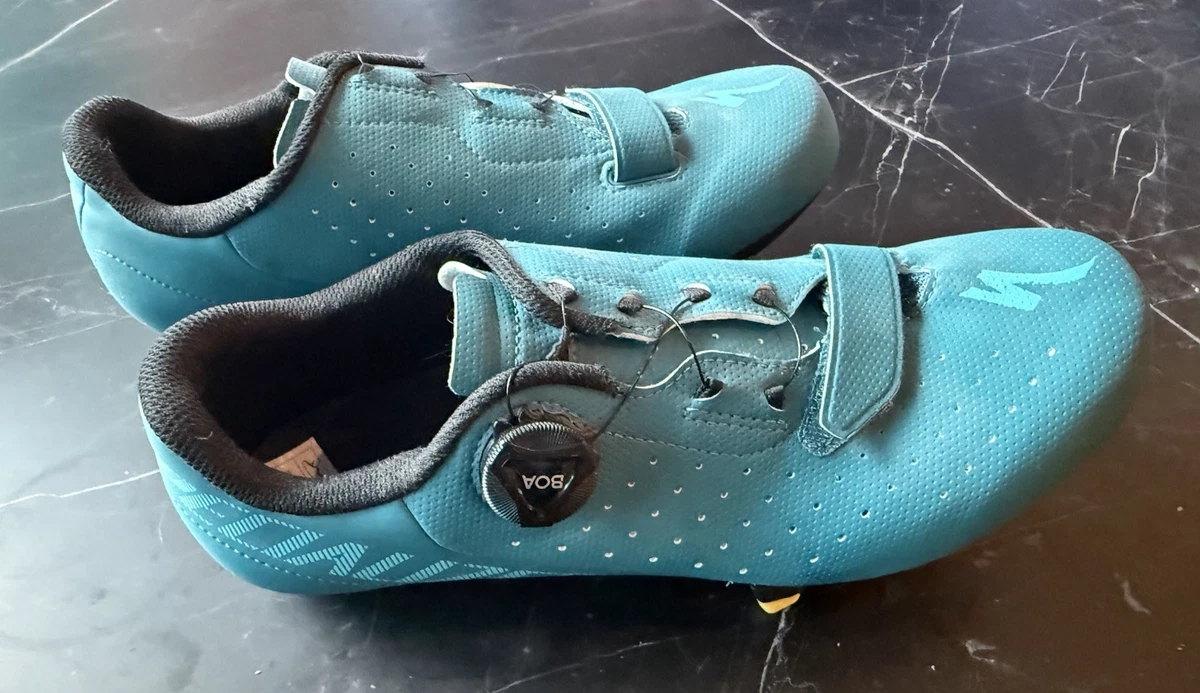 Speed Cycling Shoes 42 Blue Iridescent Dial Lace‎ System Bike M 9-9.5 W 11-11.5 Blue Road Cycling Shoes & Shoe Covers for sale | eBay main image 3