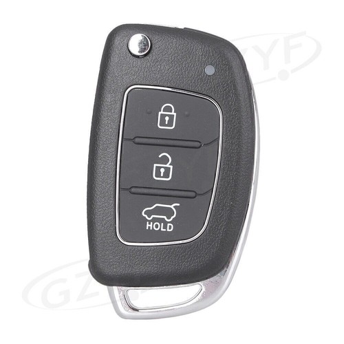 3 Tasten, die Remote Key Shell Case Cover für HYUNDAI Santa Fe 2013-2014 falten - Picture 2 of 10