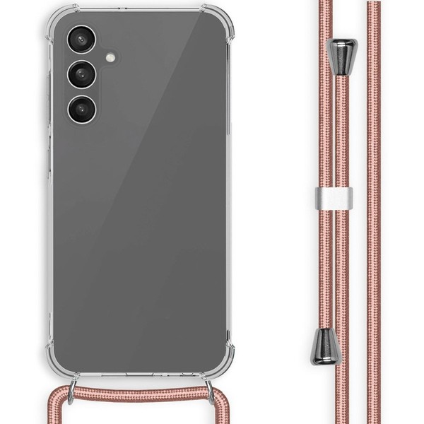 imoshion Transparentes Backcover Mit Band Samsung Galaxy A25 (5G) - Rosé Gold-image