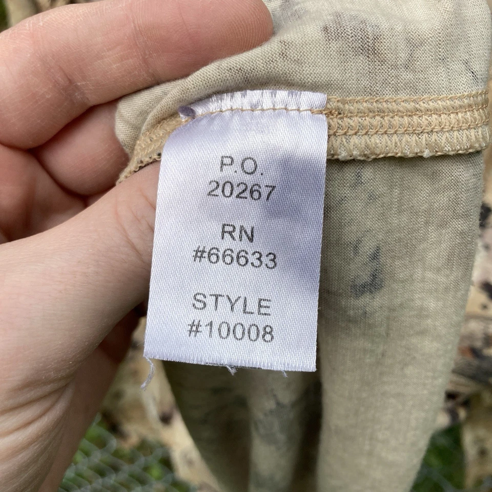 Sitka Merino Wool Core Lightweight Zip T Base Layer Men's 2XL Waterfowl Marsh - Image 4 of 4