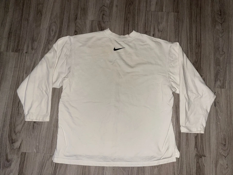 De colección Años 90 Nike Andre Agassi Challenge Court Cuello Redondo Hecho en EE. UU. Tenis Para Hombres L Foto 4 de 4