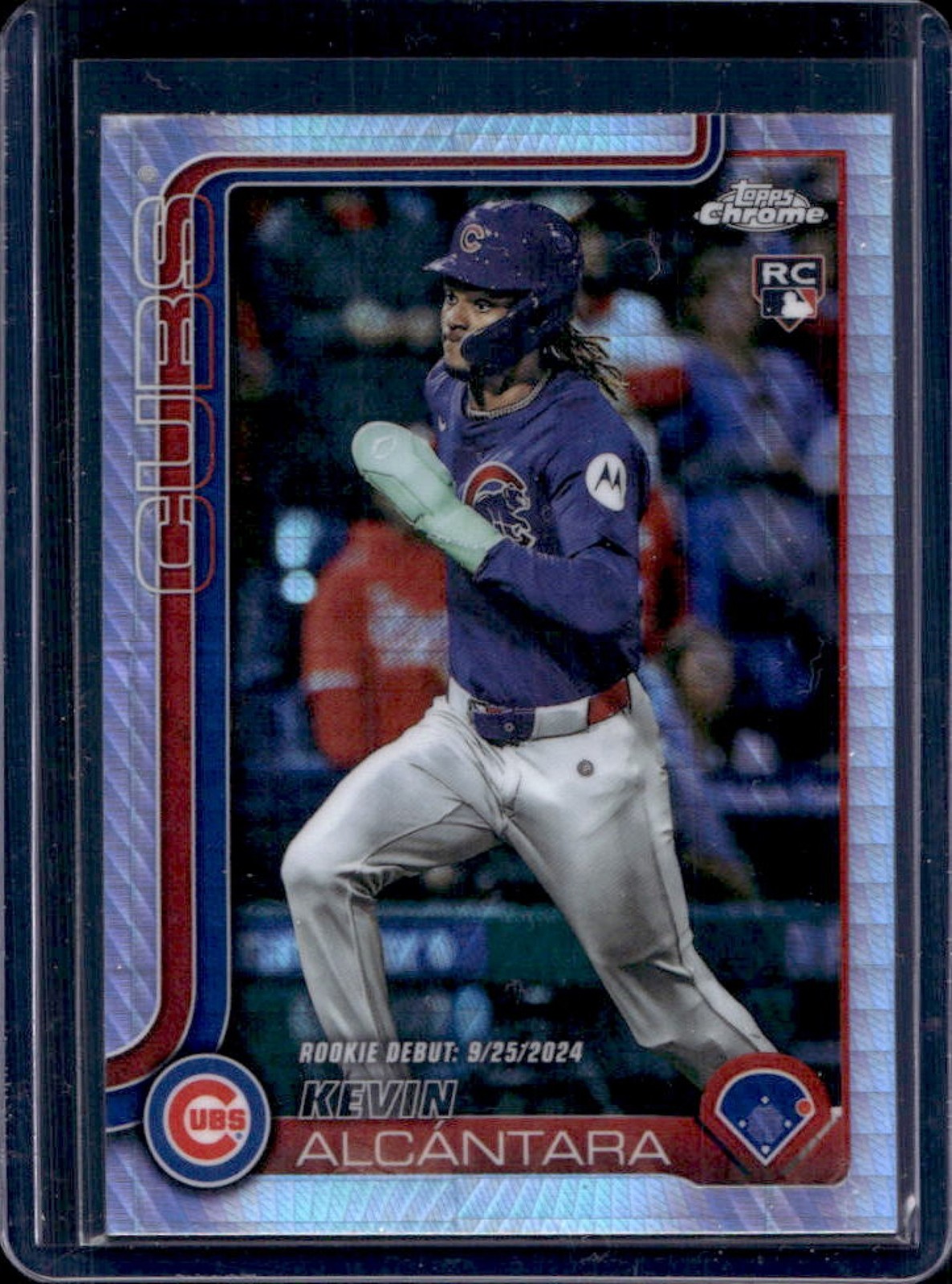 2025 Topps Chrome Update Kevin Alcantara RC Prism Refractor #USC25 Cubs