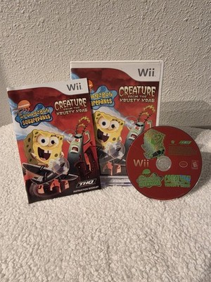 Wii SpongeBob SquarePants: Creature from the Krusty Krab (THQ, 2006) **CIB**