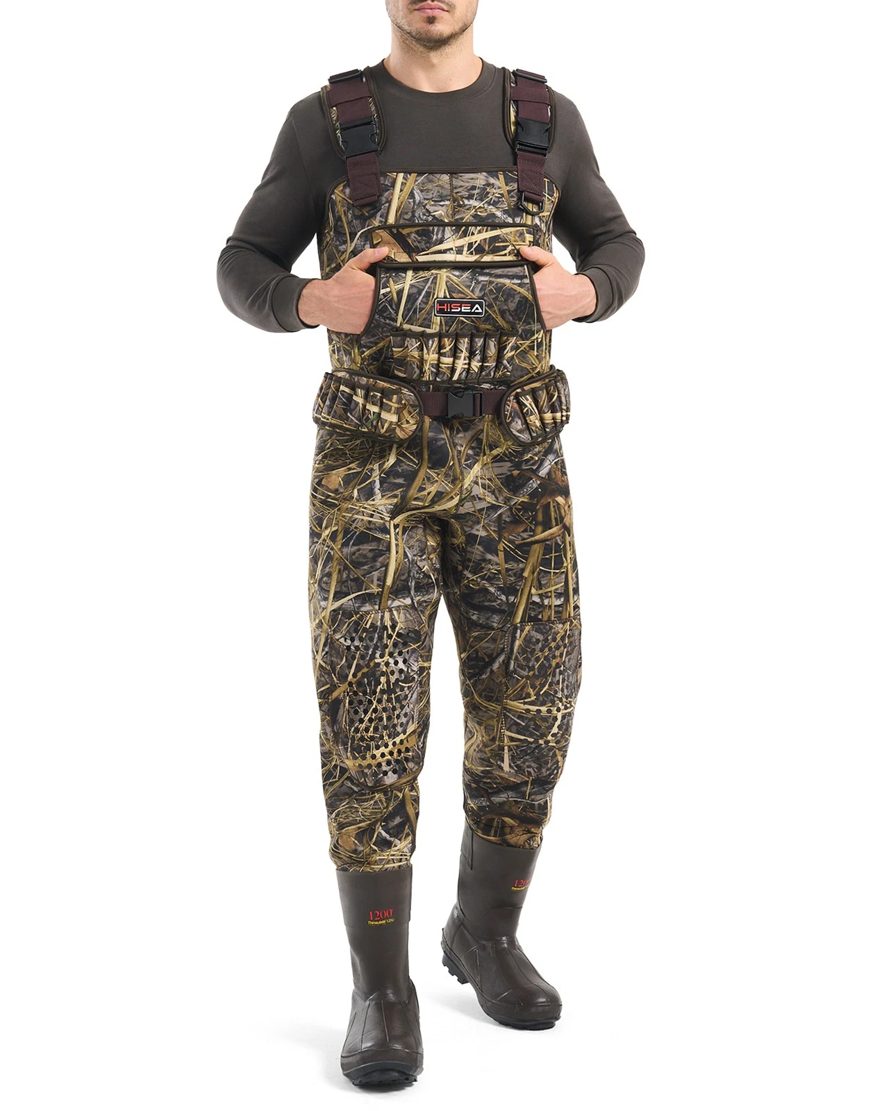 HISEA Men's Chest Waders 1200G Insulated Boots Waterproof Fishing Hunting Waders
Opens in a new wind