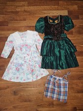 Vintage Kids Clothing Lot, Dresses Tank Top. Sz 10-14. 3 Pieces