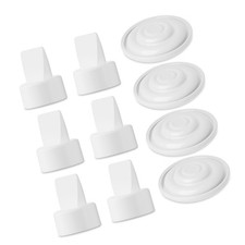 10PCS Breast Pump Parts Compatible with Spectra S2, S1, 9Plus, 6 Pack Silicon...
