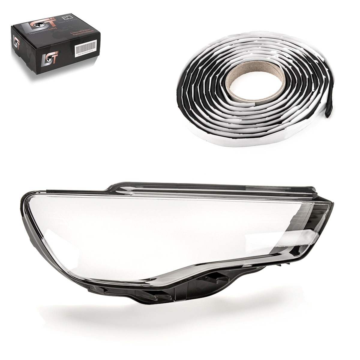 Headlight Lens on the Right Xenon Halogen LED for Audi A3 Cabriolet Sportback