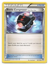 Battle Compressor Team Flare Gear 92/119 Uncommon Phantom Forces Pokemon 2014 on eBay
