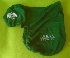 New ARENA Polar FLEECE English Saddle Cover~GREEN~HUNT~JUMP~AP~ELASTIC Edge