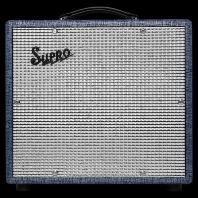 NEW SUPRO MONTAUK 1X10 6L6  15 WATT TUBE REVERB COMBO AMPLIFIER - BLUE RHINO