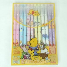 Winnie The Pooh Eeyore Owl Rabbit Gel Pens Lot Of 12 Gel Pens NEW Sealed