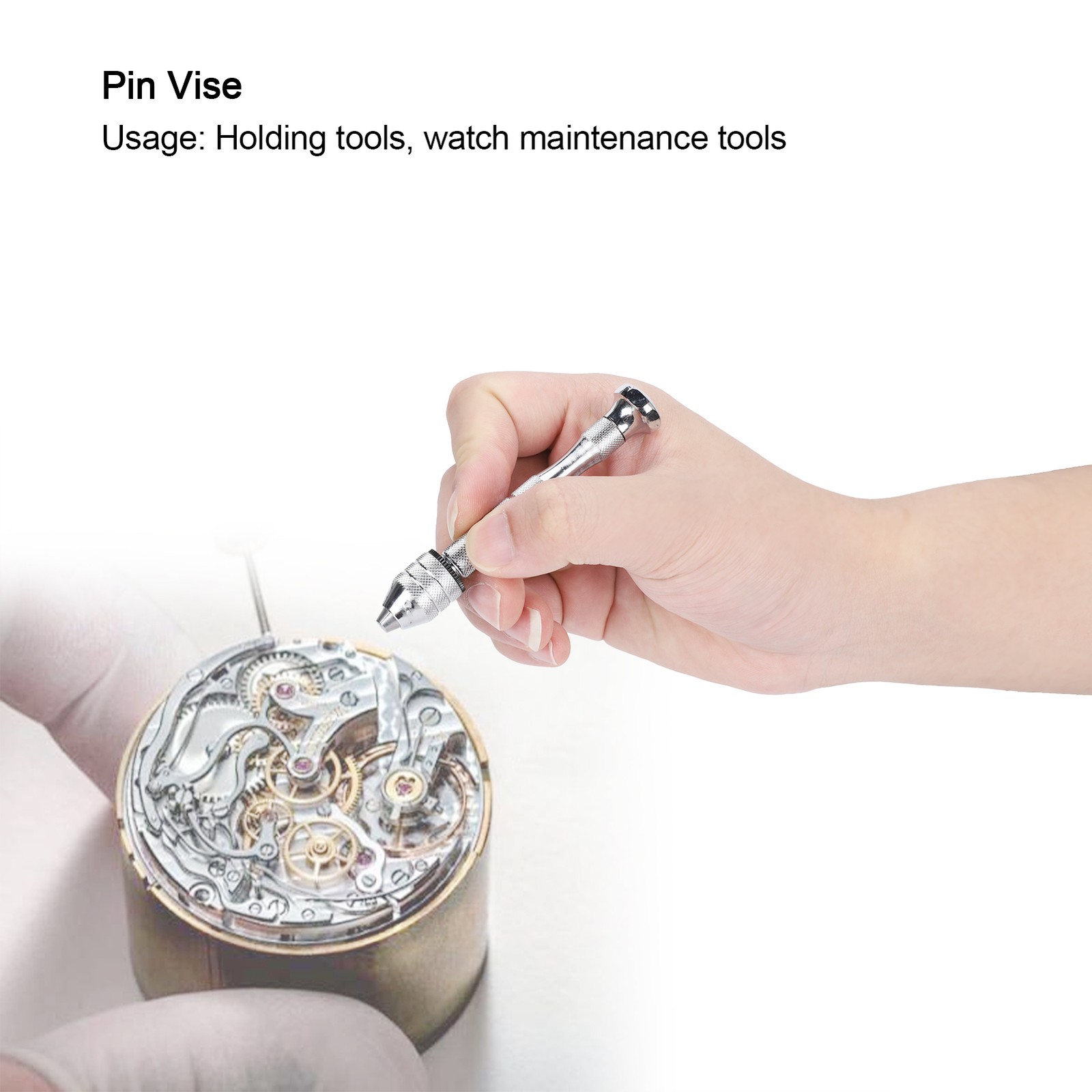 6978 Pin Vise Hand Watch Repairing Processing Tool Accessory For Watchm