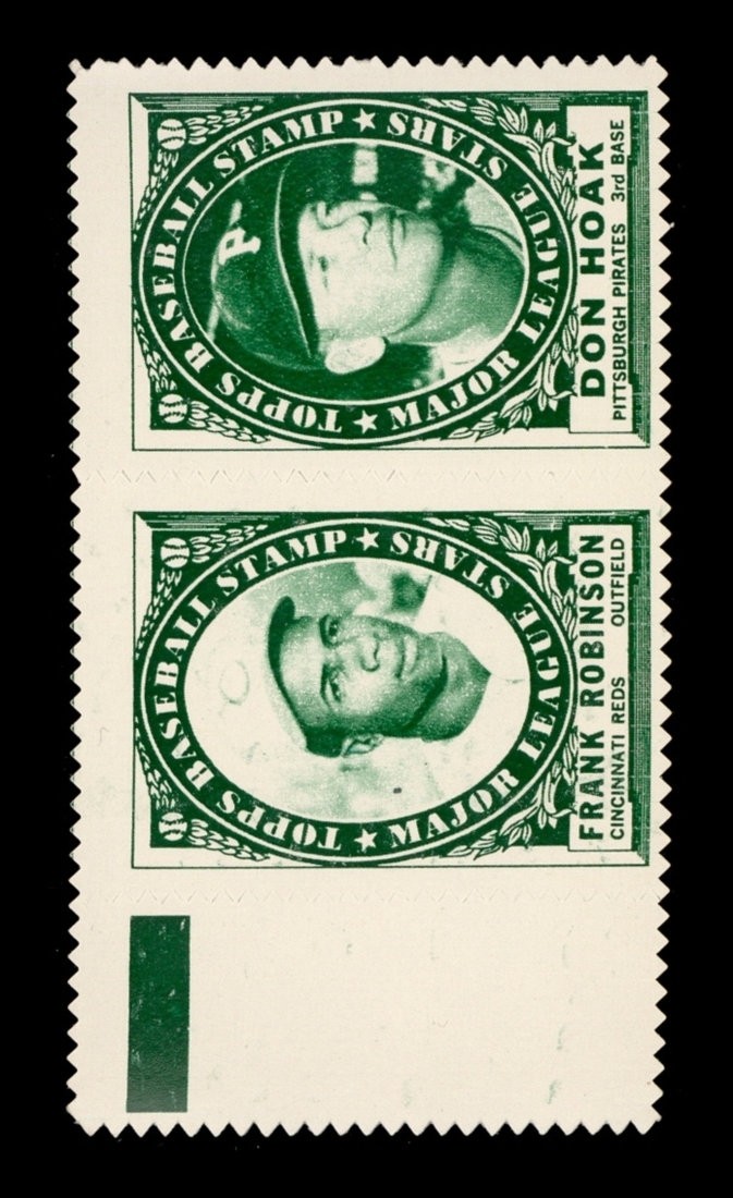 1961 Topps Stamps Set-Break Frank Robinson, Don Hoak *GMCARDS*