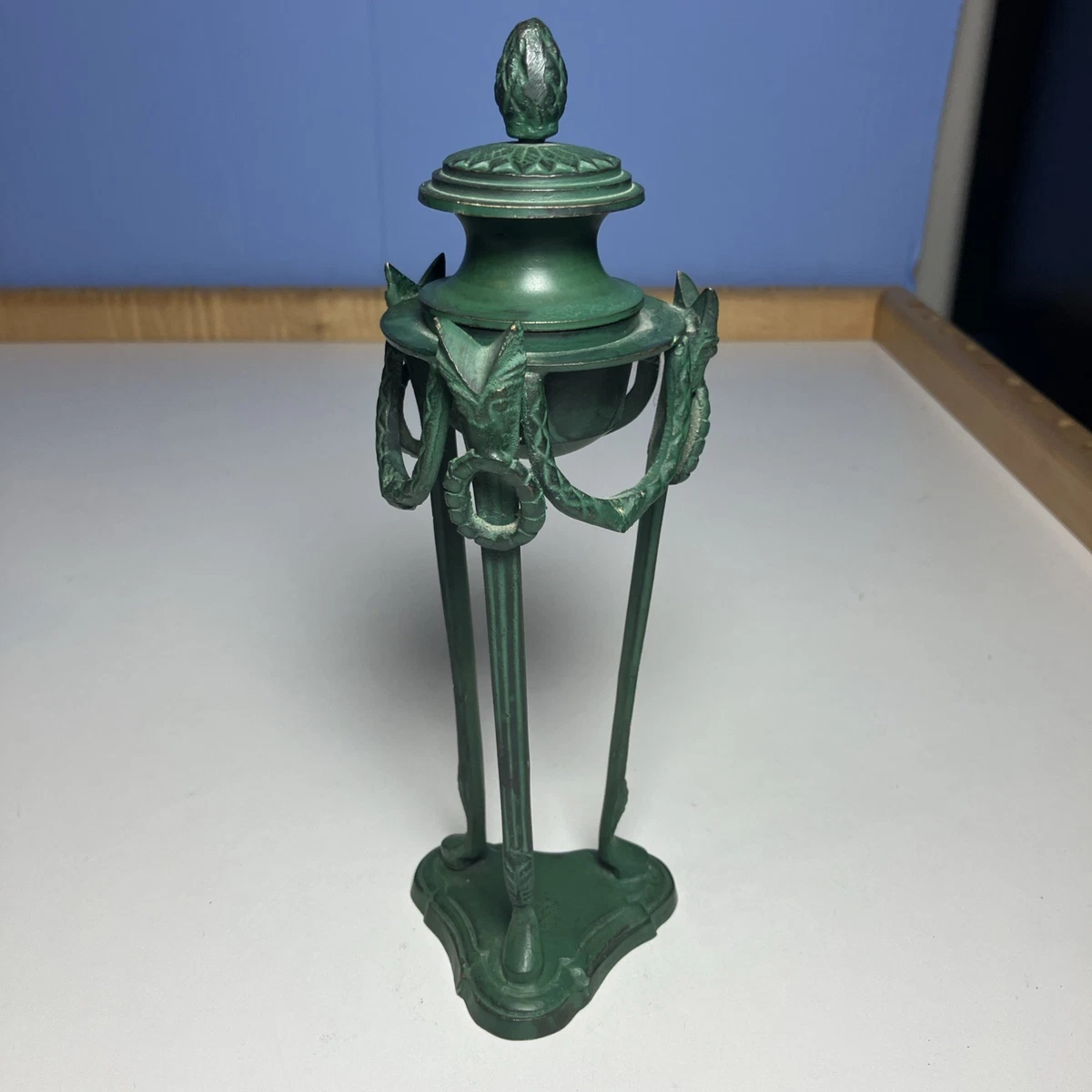 绿色中国风青铜香炉| eBay