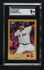 2015 Topps Chrome Gold Refractor 16/50 Matt Barnes #21 SGC 9 MINT 6ke