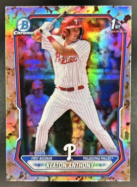 2026 Bowman Keaton Anthony Chrome Pop Corn Refractor 1st #BCP-121 Phillies