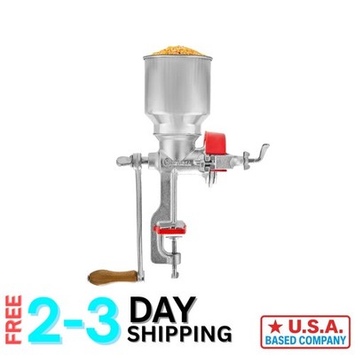 Effortless Grain Milling with the High Hopper Cast Iron Grinder - Versatile Use