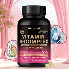 Multivitamins Supplement,Brain & Heart Health, Reduce Anxiety,120 Caps